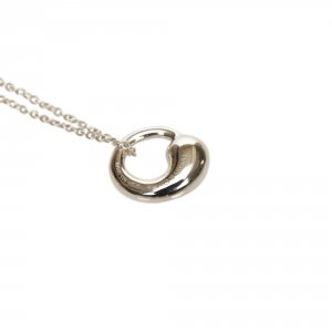 Tiffany & Co. Elsa Peretti Eternal Circle Silver Pendant Necklace