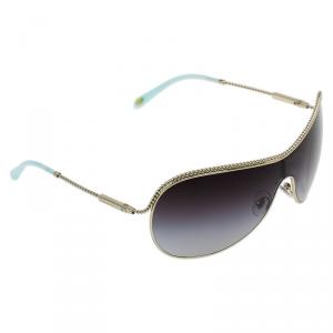 Pre Owned Tiffany & Co. Gold 3040 Shield Sunglasses