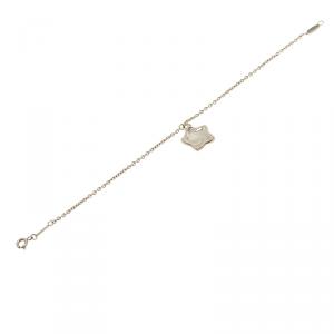 Pre Owned Tiffany & Co. Elsa Peretti Star Charm Silver Bracelet