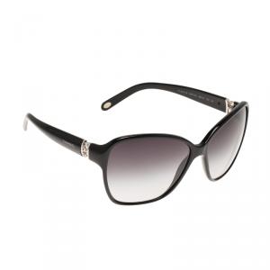 Pre Owned Tiffany & Co. Black 4070B Square Oversized Sunglasses