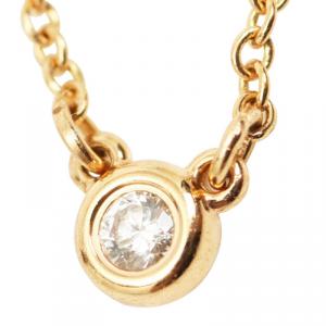 Tiffany & Co Elsa Perreti Diamonds by the Yard Diamond Yellow Gold Necklace