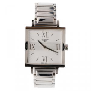 Tissot Silver Stainless Steel T-Trend Happy Chic Women's Wristwatch 29MM