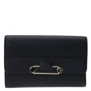 Tod's Black leather Brooch Wallet