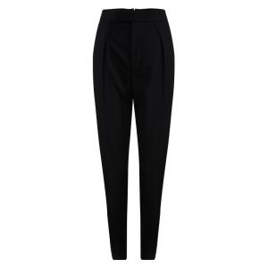 Tom Ford Black Wool Tailored Trousers M
