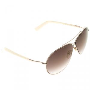 Pre Owned Tom Ford Brown TF374 Eva Aviator Sunglasses