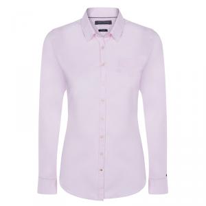 Tommy Hilfiger Pink Cotton Long Sleeve Shirt M