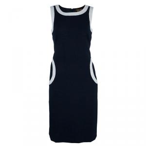 Tory Burch Navy White Shift Dress S