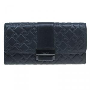 TUMI Black Leather Wallet ID Protection