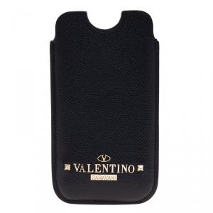 Valentino Black Leather iPhone 5 Case