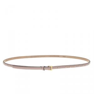 مملوكة مسبقًا حزام سكيني فالنتيو جلد مرصع بيج 85 سم