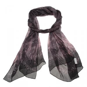 مملوكة مسبقًا Valentino Two Tone Floral Print Silk Stole