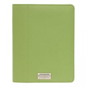 Valentino Green Leather iPad Case