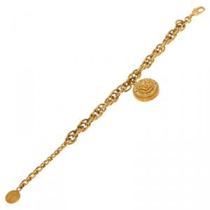 Versace Icon Medusa Gold Tone Bracelet