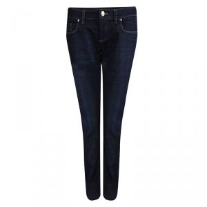 Versace Indigo Dark Wash Denim Straight Fit Jeans M