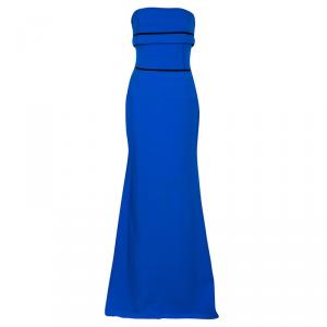 فستان سهرة فيكتوريا بيكهام بانيل أزرق M