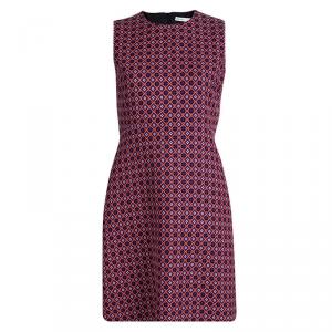 مملوكة مسبقًا Victoria Victoria Beckham Multicolor Patterned Sleeveless Dress M