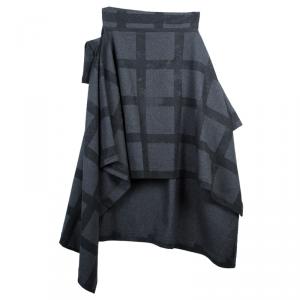 Vivienne Westwood Anglomania Gaia Plaid Wool Cape Coat S