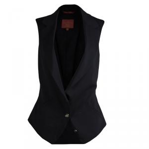 Vivienne Westwood Red Label Black Wool Waistcoat L