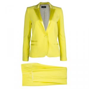 Zadig & Voltaire Deluxe Yellow Pant Suit S