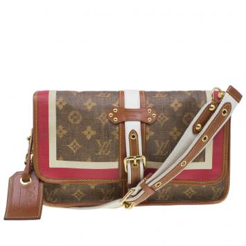 Louis Vuitton Monogram Limited Edition Tisse Porte Rayures Clutch Bag
