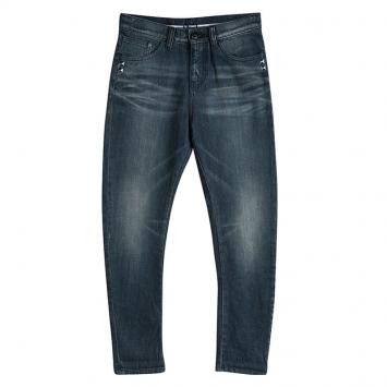 Pre Owned Armani Junior Washed Distressed Denim Studded Pocket Detail Skinny Jeans 11 Yrs