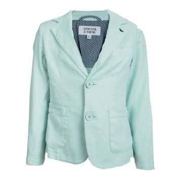 مملوكة مسبقًا Armani Junior Pastel Green Blazer 6 Yrs
