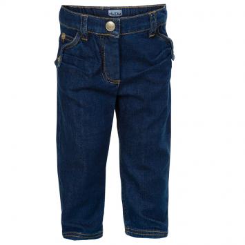 Pre Owned Baby Dior Dark Wash Denim Jeans 9 Months