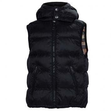 Pre Owned Burberry Children Black Quilted Hooded Down Jacket 4 Yrs
