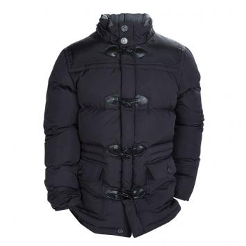 Pre Owned Burberry Black Quilted Toggle Button Detail Hooded Down Jacket 8 Yrs