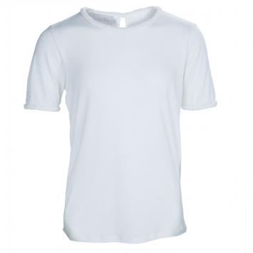 Pre Owned Dior White Jersey Braided Edging Detail T-shirt 10 Yrs