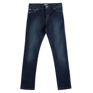 Pre Owned Dolce and Gabbana Indigo Dark Wash Denim Skinny Bambino Jeans 9-10 Yrs