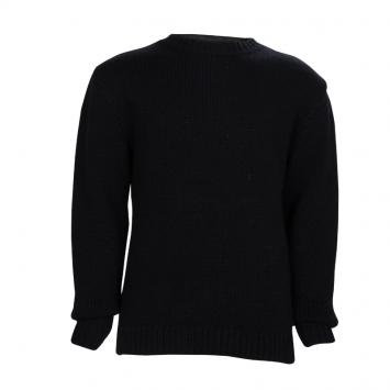 Pre Owned  Dolce and Gabbana Black Cashmere Knit Crew Neck Long Sleeve Sweater 6 Yrs