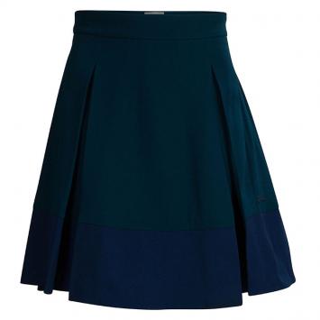 Pre Owned Fendi Block Color Pleated Skirt 8 Yrs