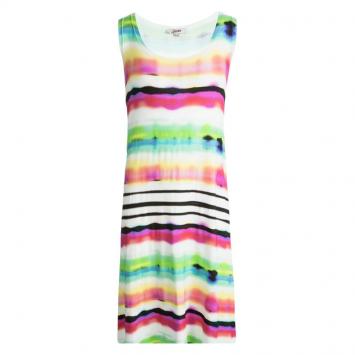 Pre Owned Junior Gaultier Multicolor Printed Jersey Sleeveless Dress 12 Yrs