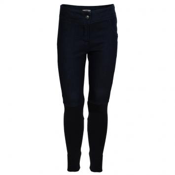 Pre Owned  Gaultier Junior Indigo Dark Wash Denim and Rib Knit Skinny Jeans 10 Yrs