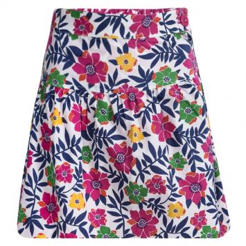 Pre Owned Kenzo Kids Multicolor Floral Printed Cotton Skirt 12 Yrs