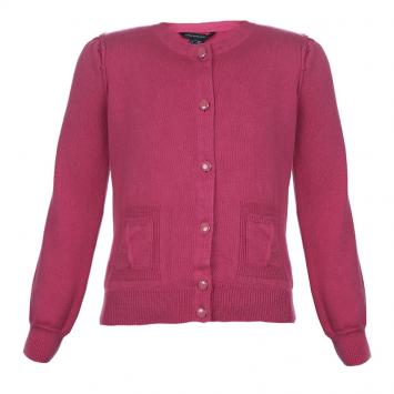 Pre Owned Little Marc Jacobs Pink Cardigan 6 Yrs