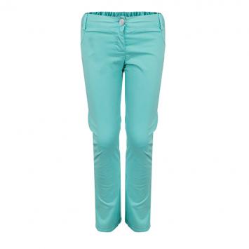 Pre Owned Little Marc Jacobs Turquoise Blue Skinny Jeans 6 Yrs