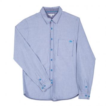 Pre Owned Little Marc Jacobs Blue Cotton Chambray Long Sleeve Button Front Shirt 12+ Yrs