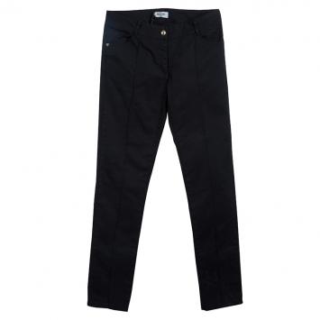 Pre Owned Moschino Teen Black Pintuck Detail Pants 14Yrs