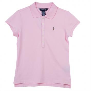 Pre Owned Ralph Lauren Pink Polo T-Shirt M (8/10 ) Yrs