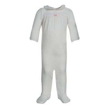 مملوكة مسبقًا Ralph Lauren White Velvet Onesie 6 Months