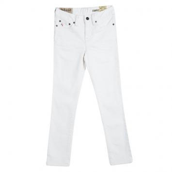 Pre Owned Polo Ralph Lauren White Denim Skinny Jeans 10 Yrs
