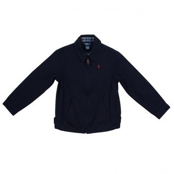 Pre Owned Polo By Ralph Lauren Navy Blue Cotton Jacket 7 Yrs