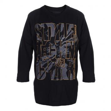 Pre Owned  Roberto Cavalli Devils Black Rubber Graphic Print Long Sleeve Tshirt 8 Yrs