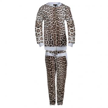 Pre Owned Roberto Cavalli Leopard Printed Tracksuit 10 Yrs