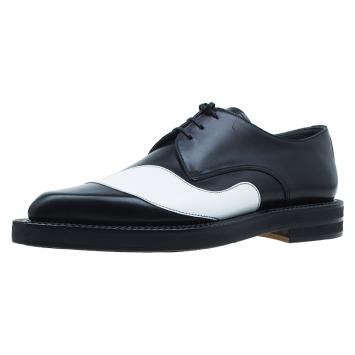 Pre Owned Alexander McQueen Black and White Derby Size 43 