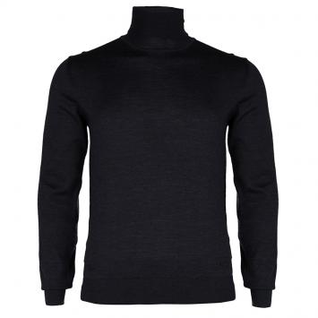 Pre Owned Armani Collezioni Grey Turtleneck Sweater M