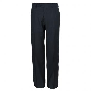 Pre Owned Armani Collezioni  Grey Striped Trousers XXL