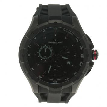 Bernhard H Mayer Black Stainless Steel Victor Chronograph Men's Wristwatch 50MM